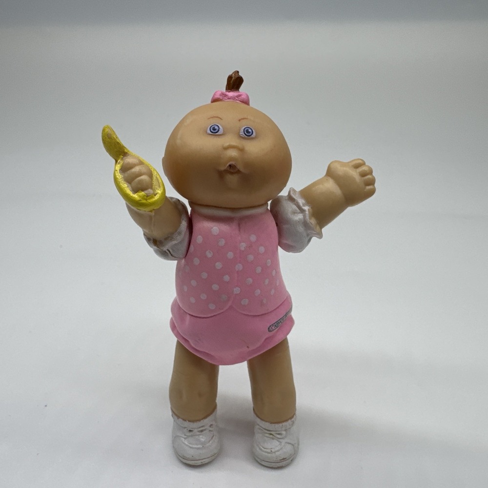Vintage 1984 Cabbage Patch Kids PVC Figures Lot of 3 OAA Inc Mini Dolls Toys - Picture 2 of 15